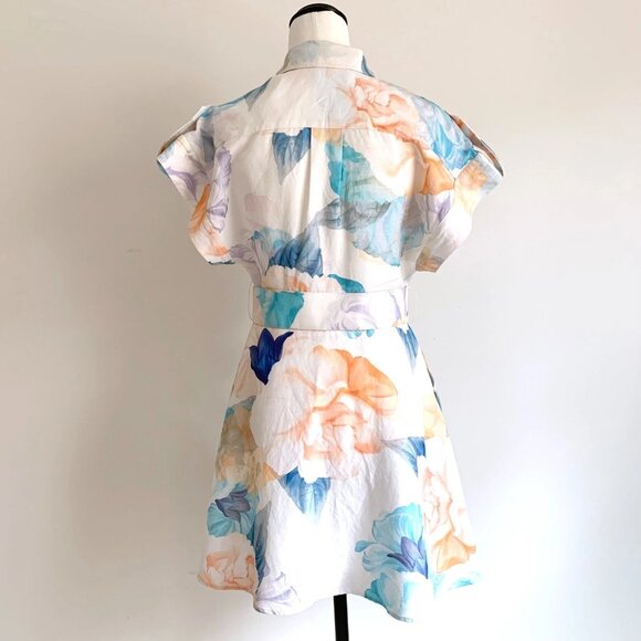 Brown Lin, Frankie Floral Pattern Dress - Picture 7 of 10